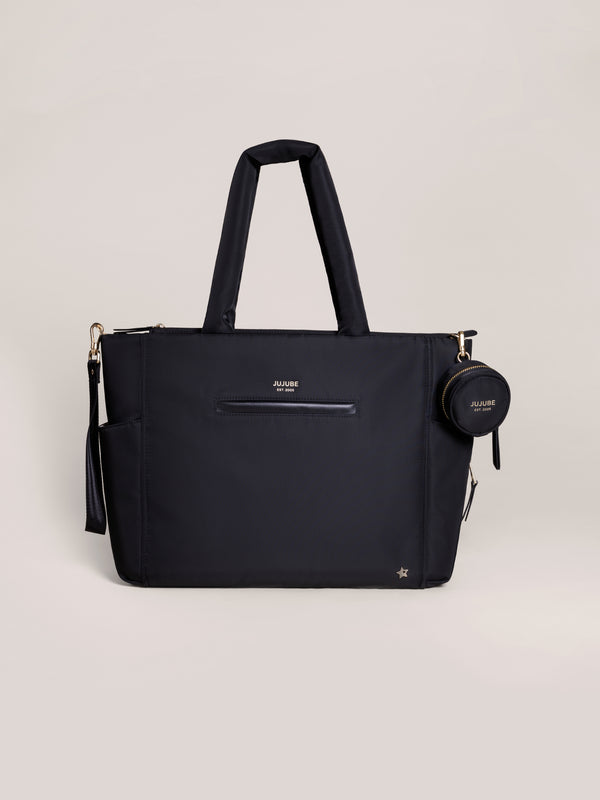 utility-strap-tote-black jujube bags at sophiasstyle.com Utility-Strap Tote